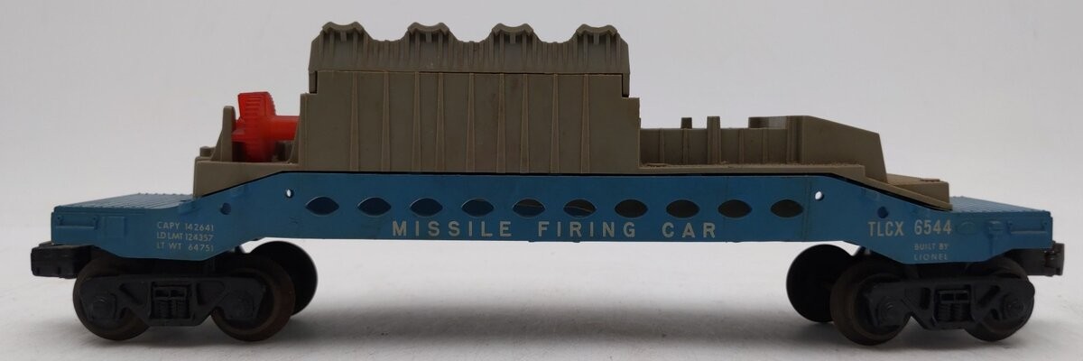 Lionel 6544 Vintage O Missile Firing Car w/White Control Panel No Missiles