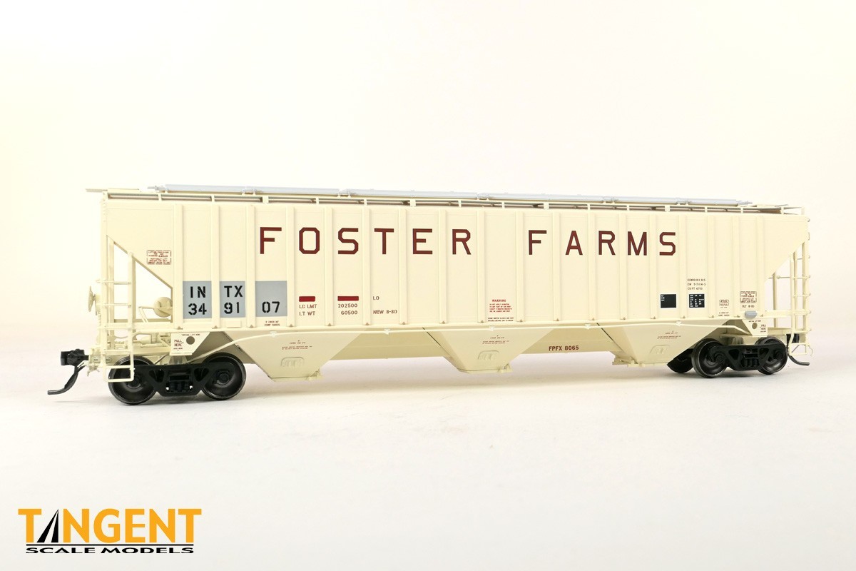 TANGENT HO PS-2CD 4750 Covered Hopper INTX ex Foster Farms 2011+