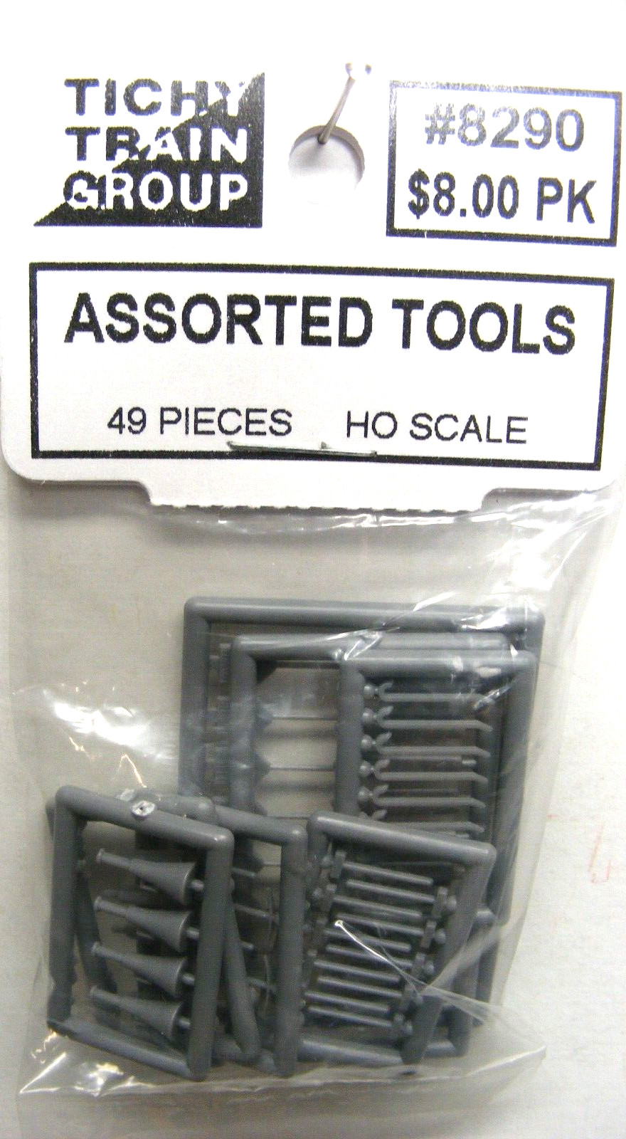 Tichy Group #8290 Assortment of Hand Tools HO Scale 49 pcs.