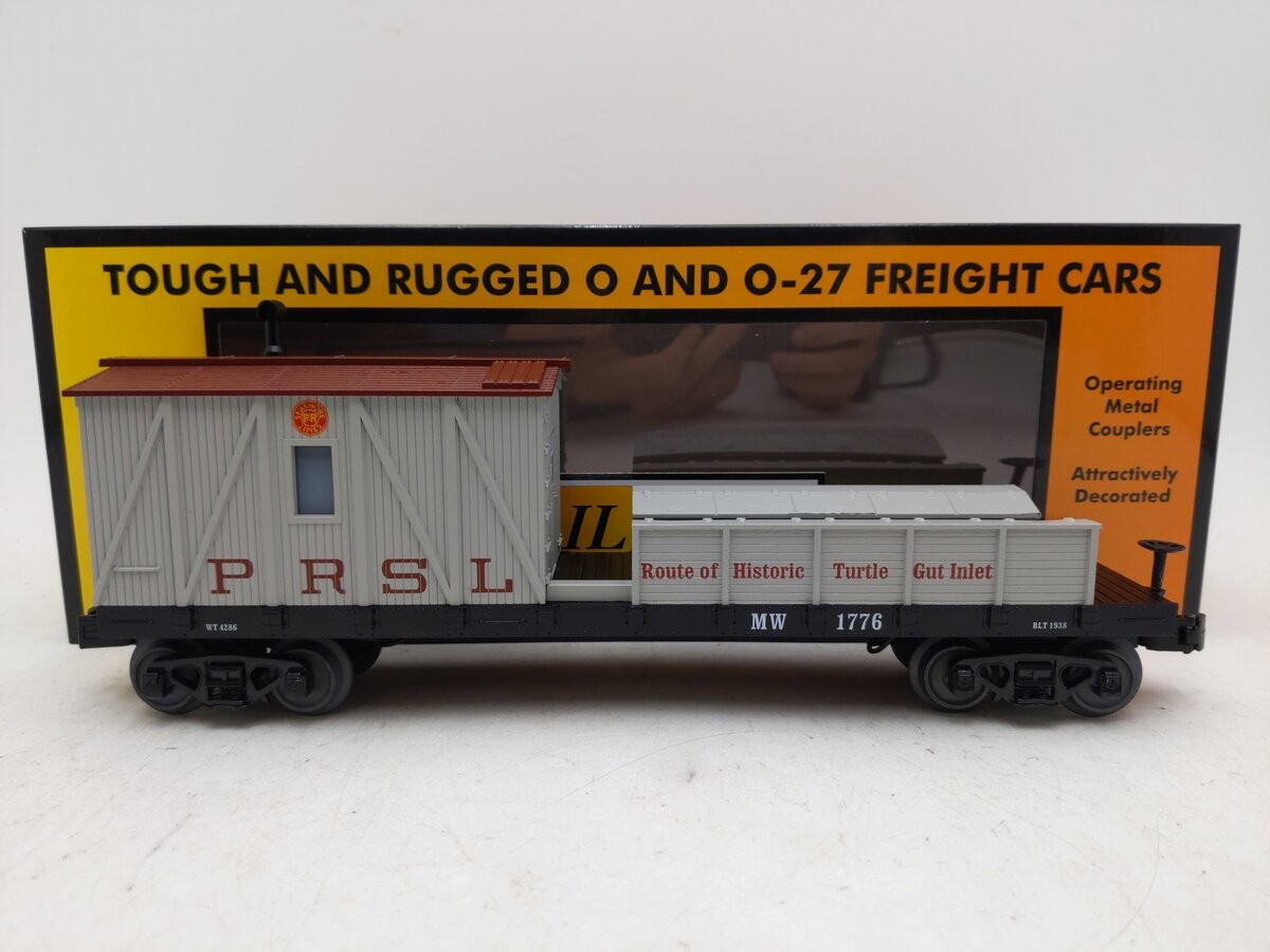 MTH 30-79724 O Gauge Pennsylvania Reading Seashore Lines Crane Tender Car LN/Box