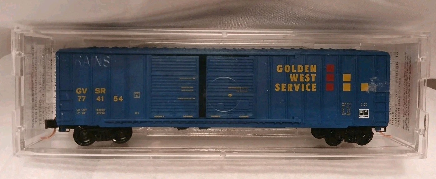 /30190/GVSR 30190 Galveston Railroad 50′ Rib Side Box Car Double Doors w/o Rw