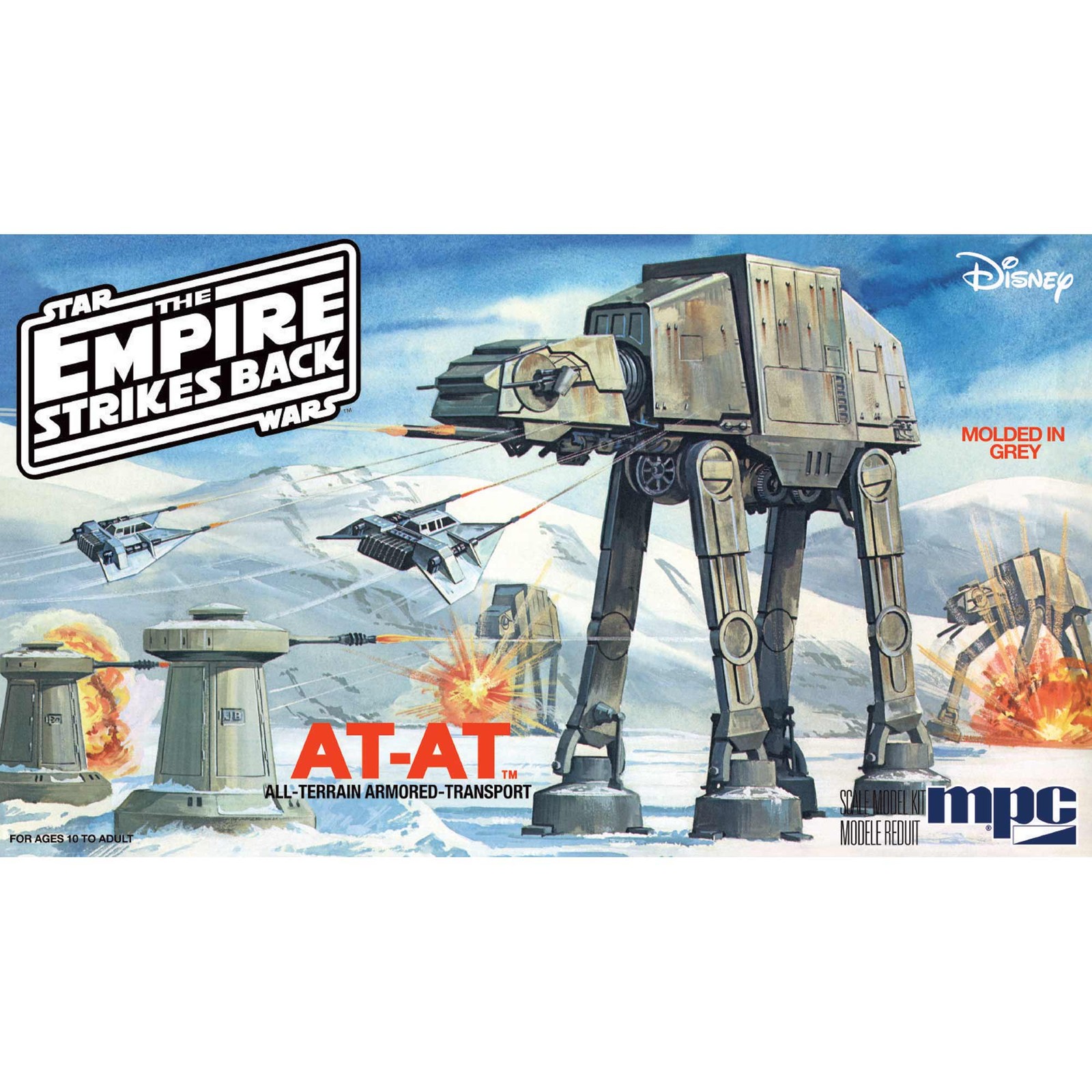 MPC Star Wars The Empire Strikes Back AT AT MPC950 Plastic Models Space