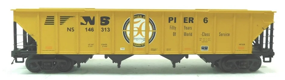 USED MTH Premier 20-97841 Four-Bay Hopper Car NS #146313 (no Box)