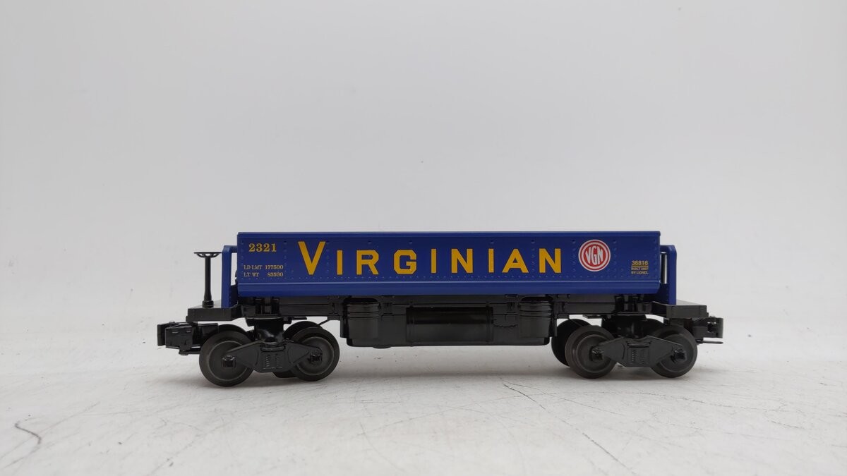 Lionel 6-36816 O Gauge Virginian Metal Coal Dump Car EX/Box