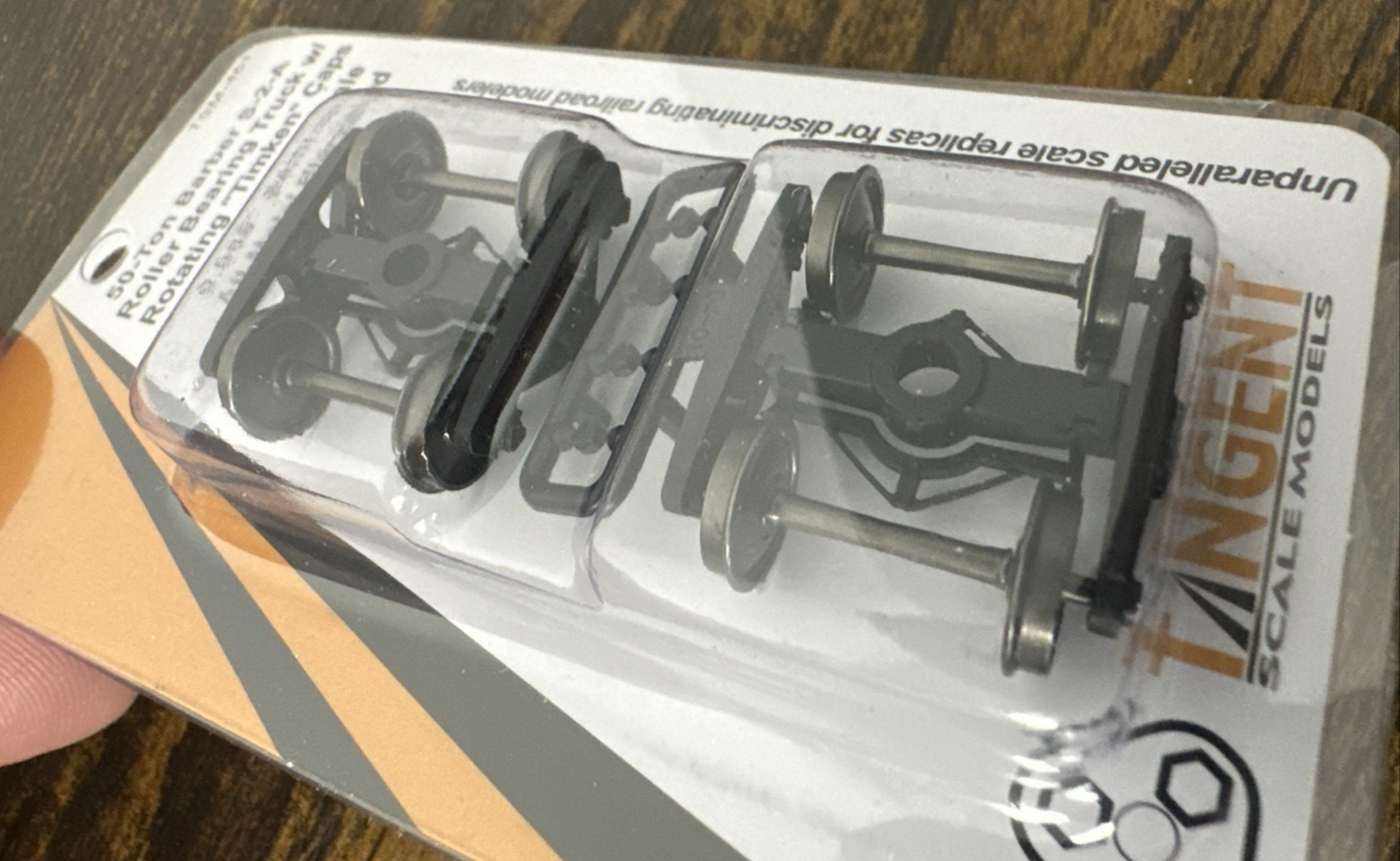 Tangent Scale Models HO Scale TSM-461 50-Ton Barber S-2-A Roller Bearing Trucks