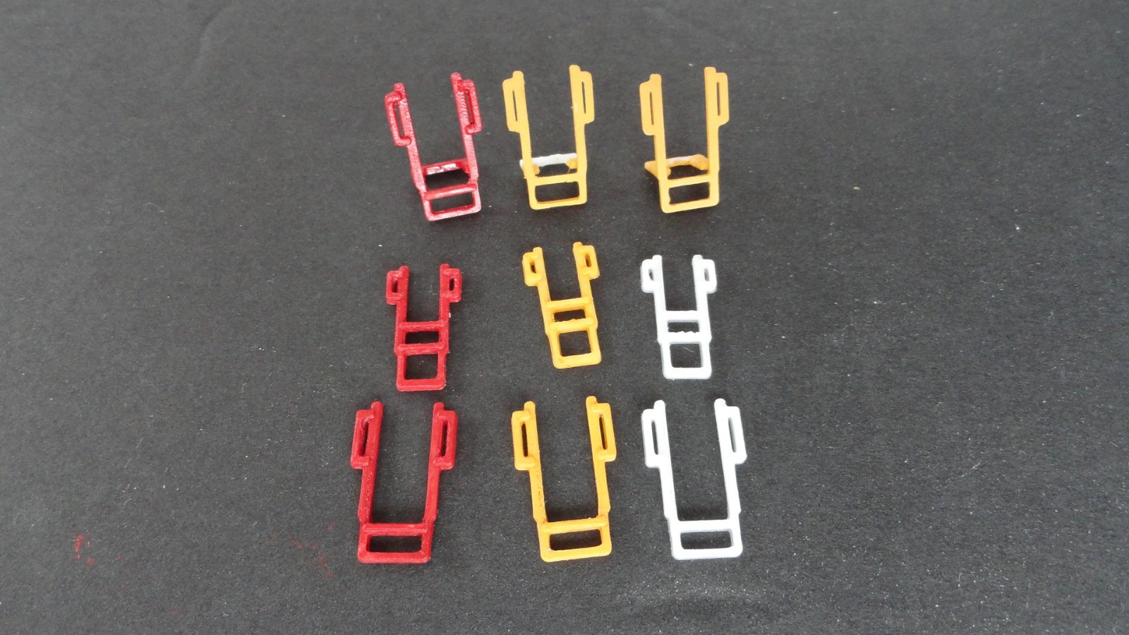 4 X Replacemnet Steps for Athearn Well Car, TTX Maxi Car Ladder, Handrails, HO