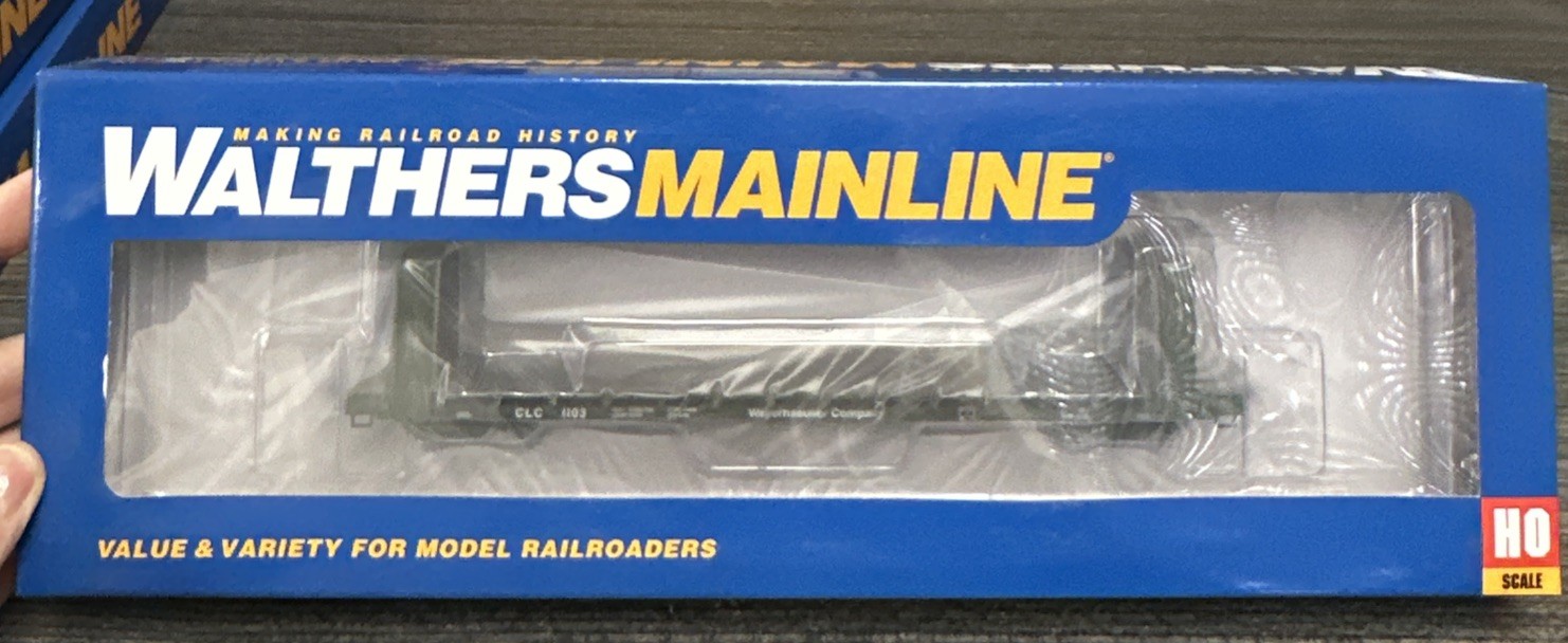 Walthers MainLine HO 910-5826 60’ PS Bulkhead Flatcar Weyerhauser #1103 NIB CC
