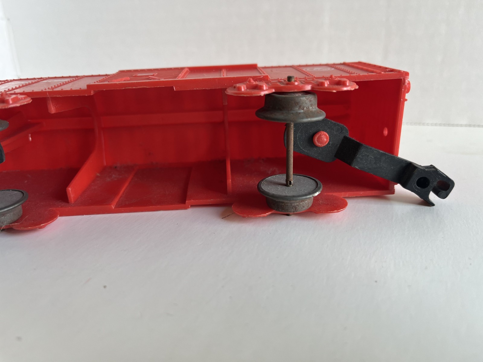 MARX 467110 – O Gauge – BALTIMORE & OHIO (B&O) – 4-Wheel Red BOXCAR – #4!