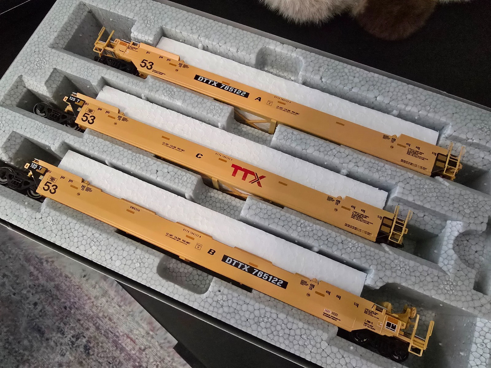 Kato HO Gunderson Maxi IV Well Cars TTX New Logo #765122 Kadee #120 #30-9049