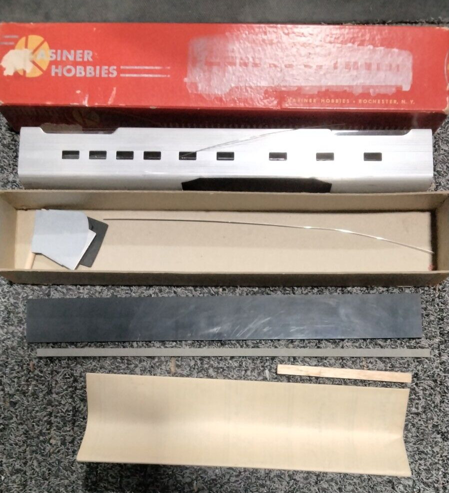 Vintage – Aluminium AstraDome Passenger Car No.22 – HO Scale – Kasiner Hobbies