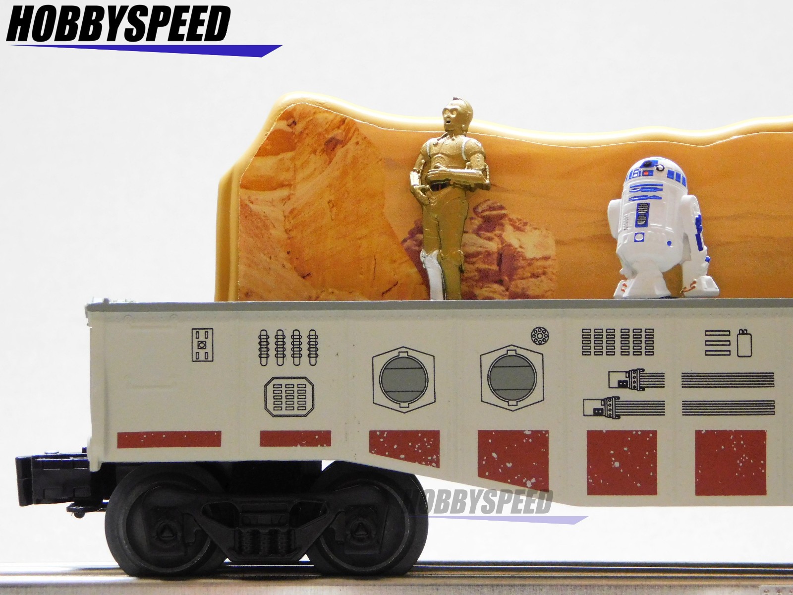 LIONEL DISNEY STAR WARS REBEL CHASING GONDOLA DROIDS O GAUGE train 2528310 NEW