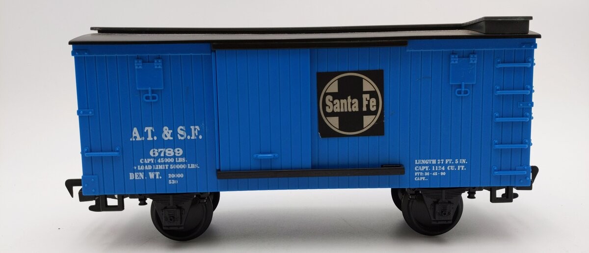 Scientific Toys G Scale A.T. & S.F Boxcar 6789 LN