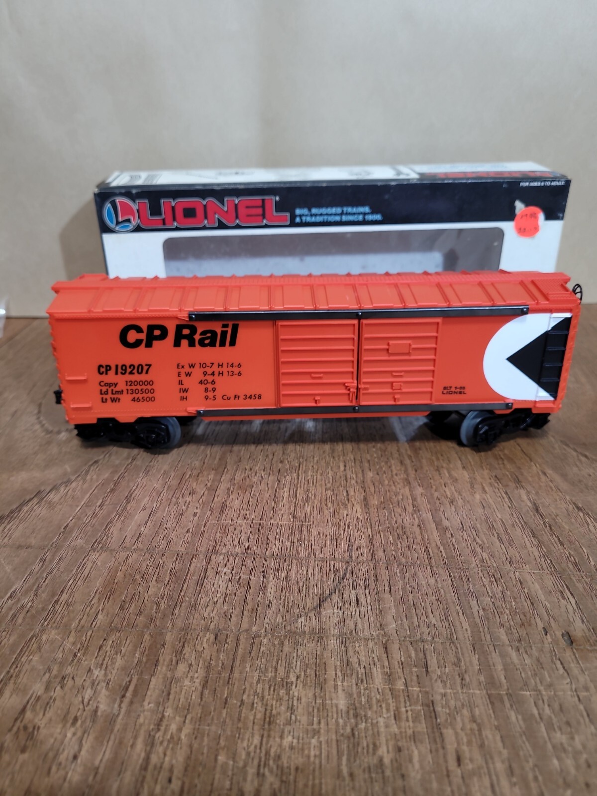 Lionel C.P. Rail Double Door Boxcar