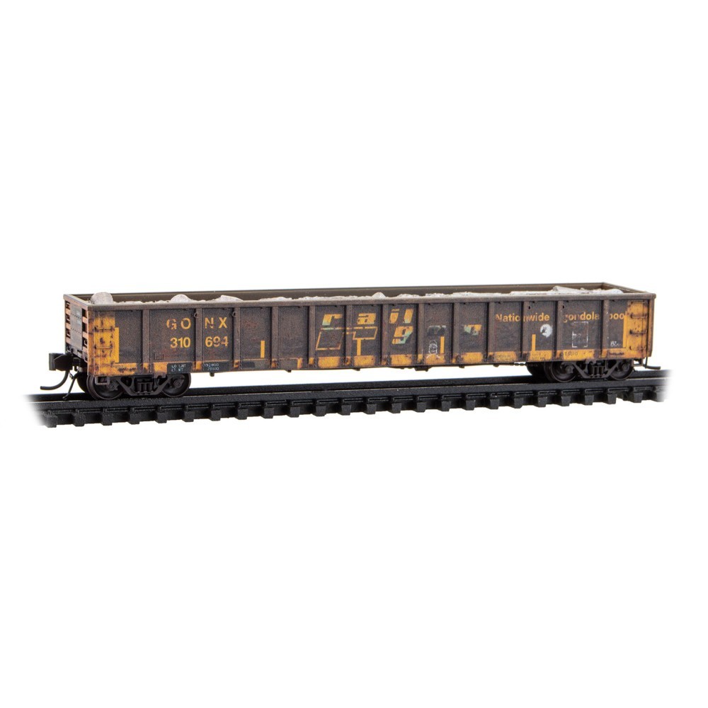 Micro Trains N 170144014 Railgon Weathered Mill Gondola Grit N’ Grime Series