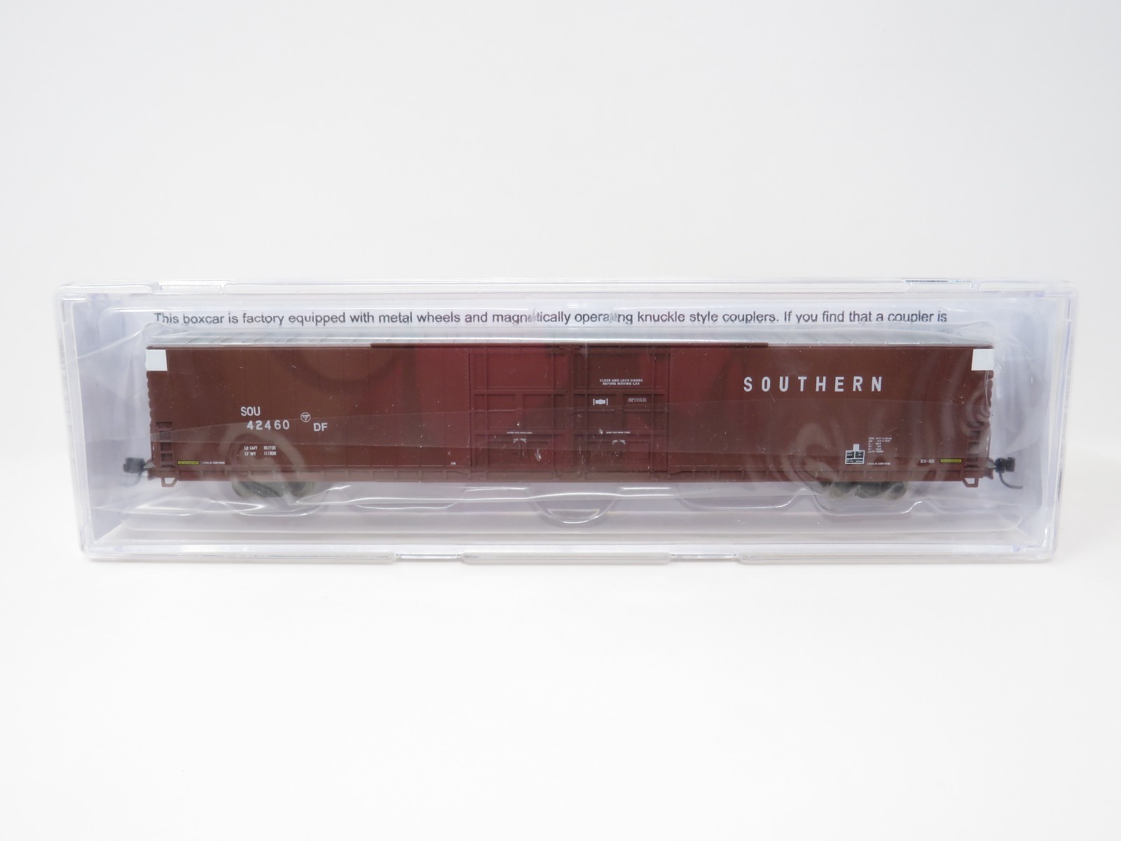 Bluford Shops N 86831 Southern Railway SOU #42460 PS 86′ Auto Parts Box Car