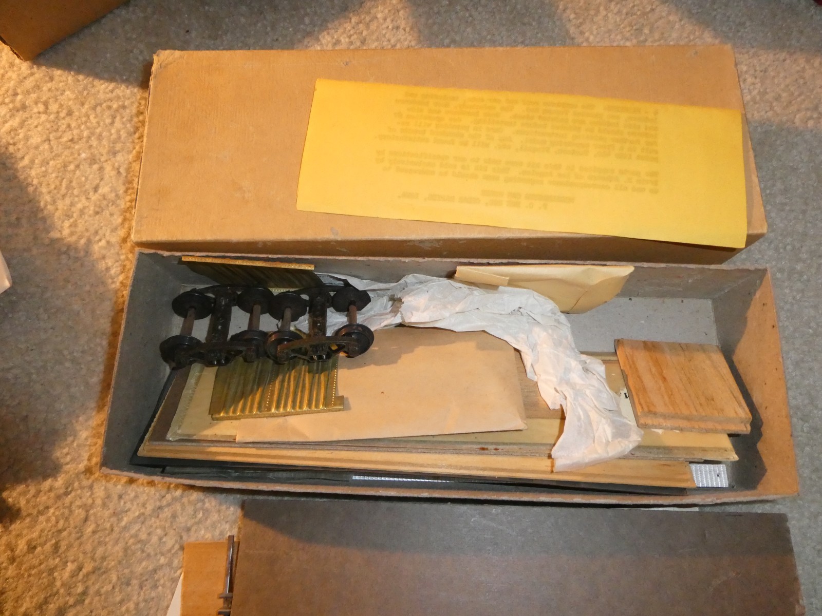 Vintage O Scale Modelmaster Wood Metal MDT Steel Reefer Car Kit OB