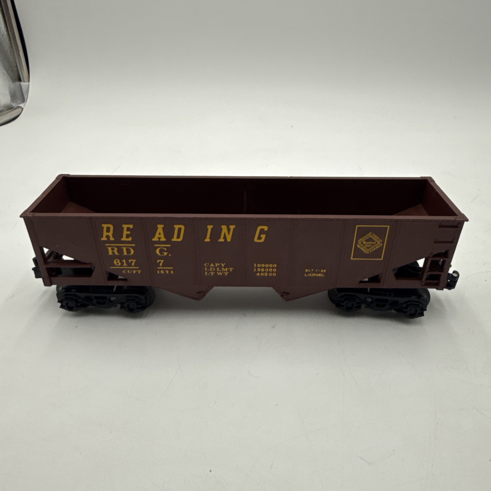 LIONEL O O27 GAUGE READING HOPPER CAR #6177 – EX+