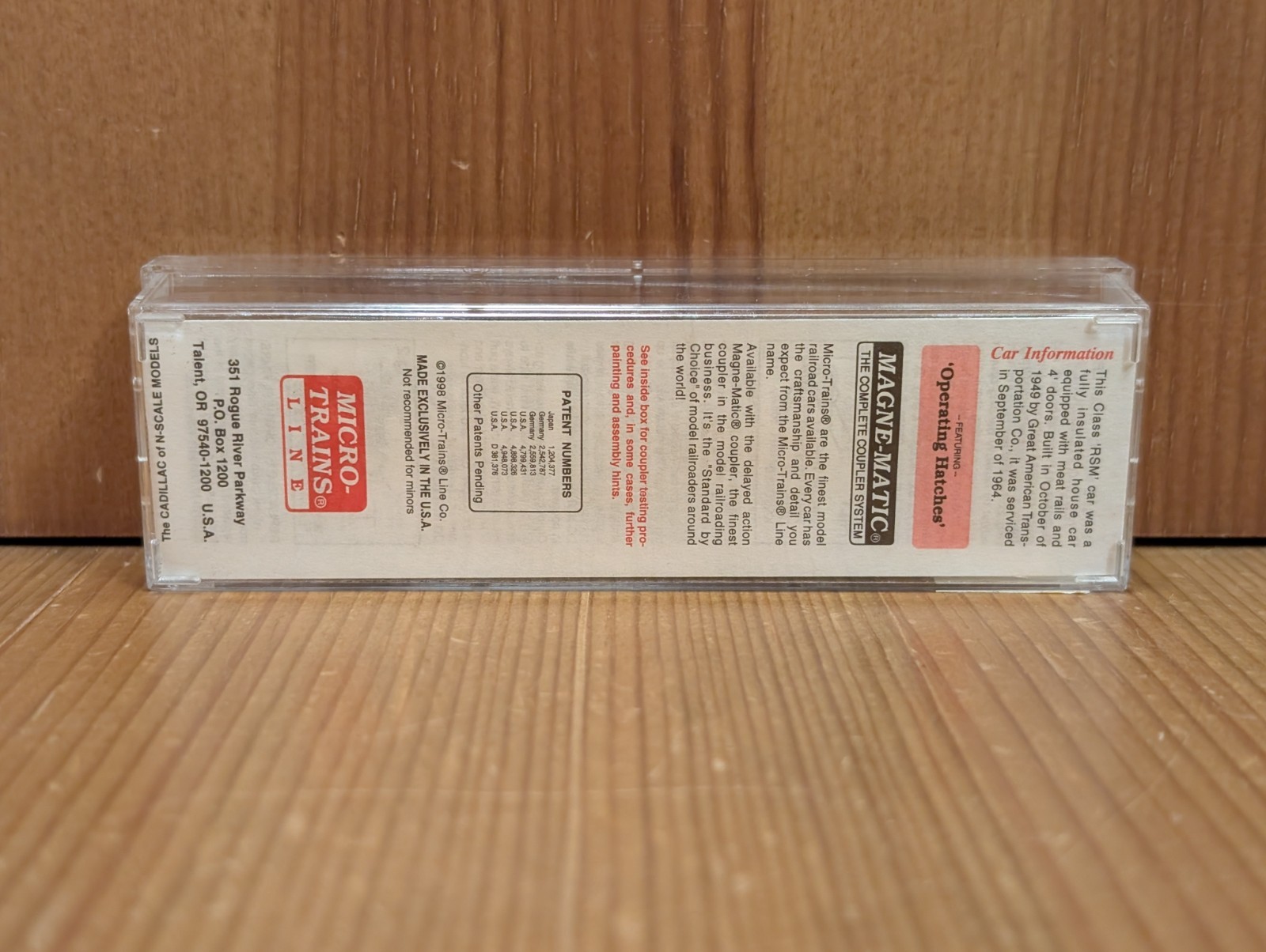 MICRO-TRAINS N Line Scale 59530 BLACK HILLS PACKING CO 40′ Reefer U.R.T.X. 72722