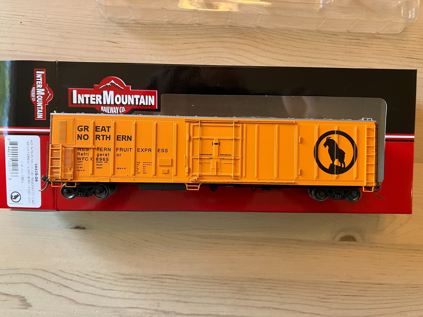 InterMountain HO 34825 WFCX / Great Northern Post 3/67 R-70-15 Refrigerator Car