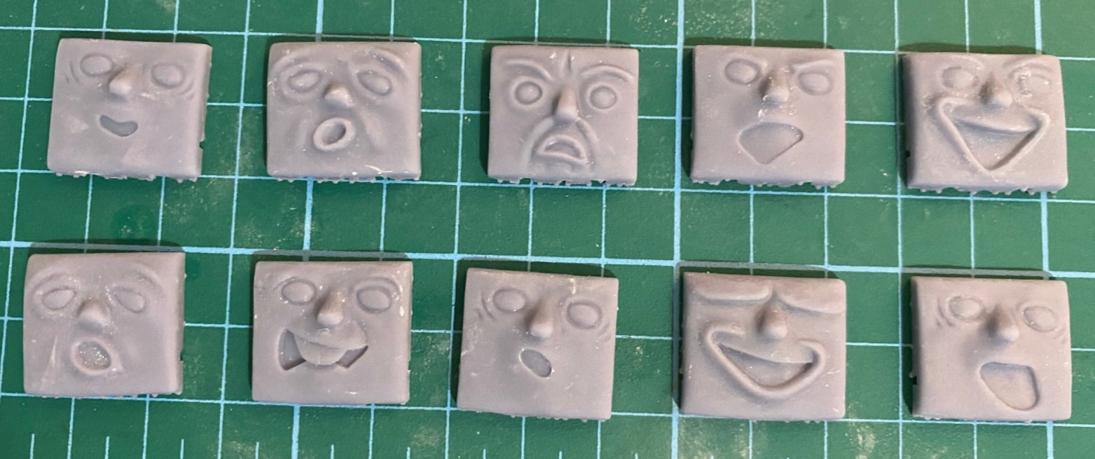 Custom HO/OO Troublesome Truck Faces MKII Pack of 10