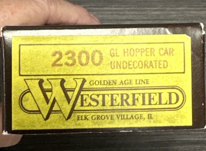 Westerfield Kit HO #2300 GLC Hopper Car Undecorated Unassembled