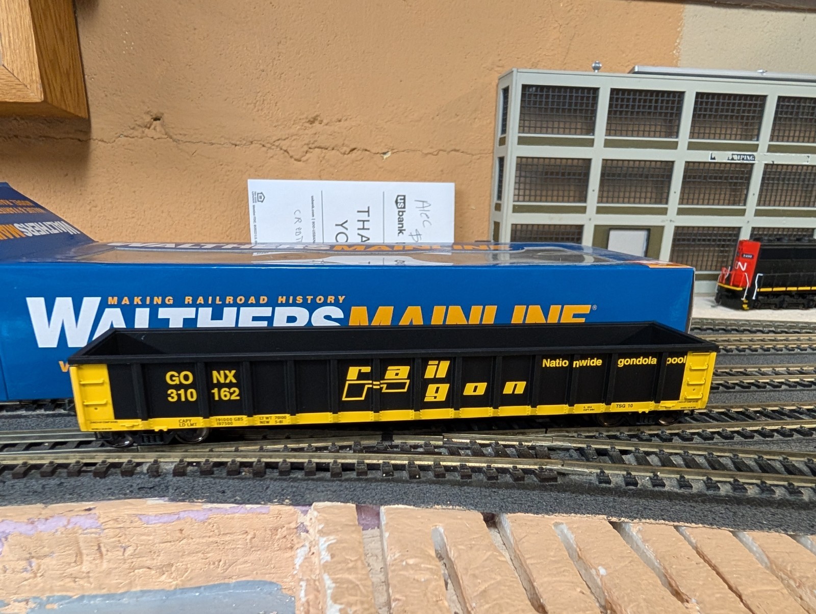 RH WALTHERS MAINLINE 53′ RAILGON GONDOLA: GONX #310162 – 910-6246