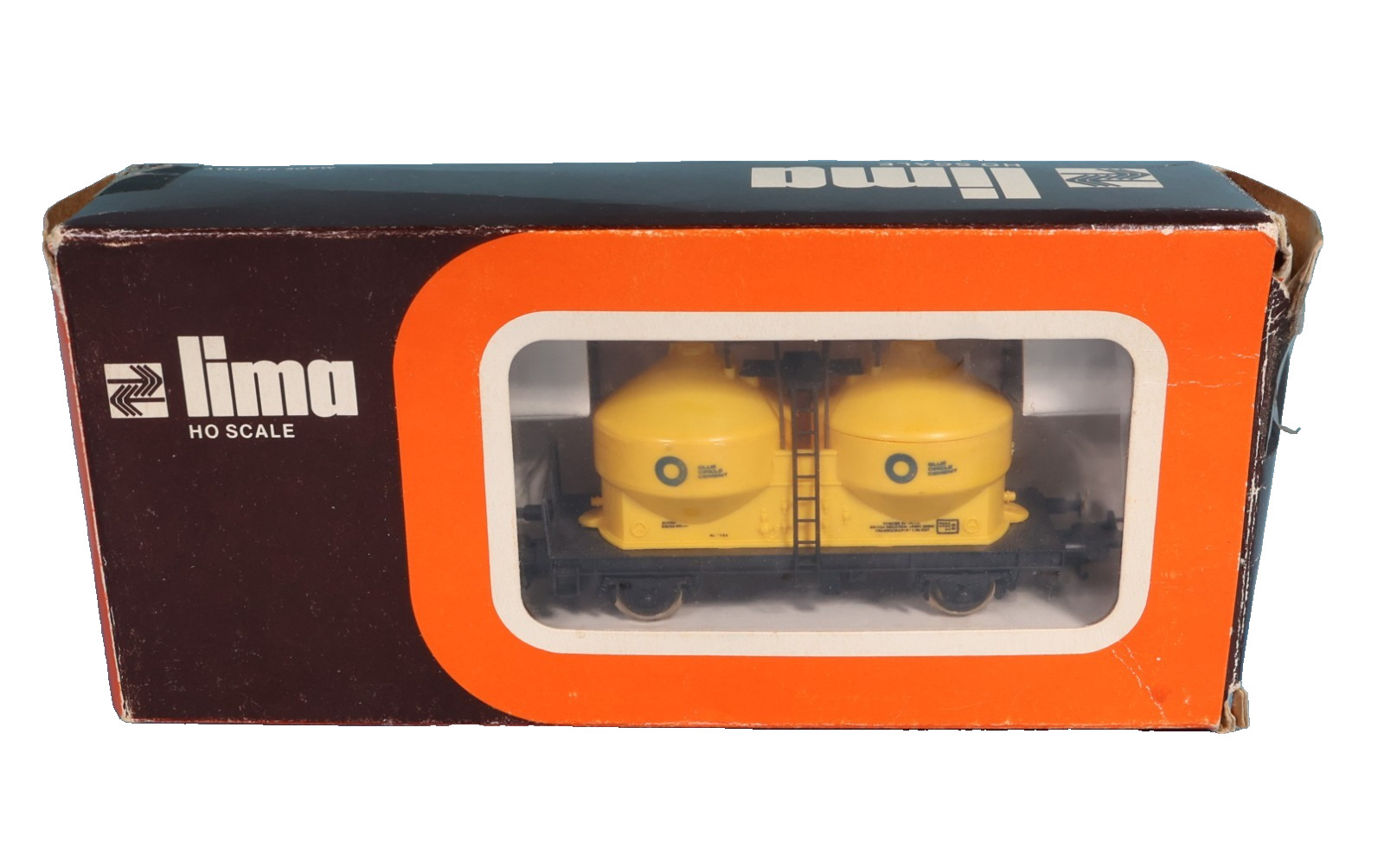 Lima HO Scale Blue Circle Cement Silo Wagon Freight Car 2805