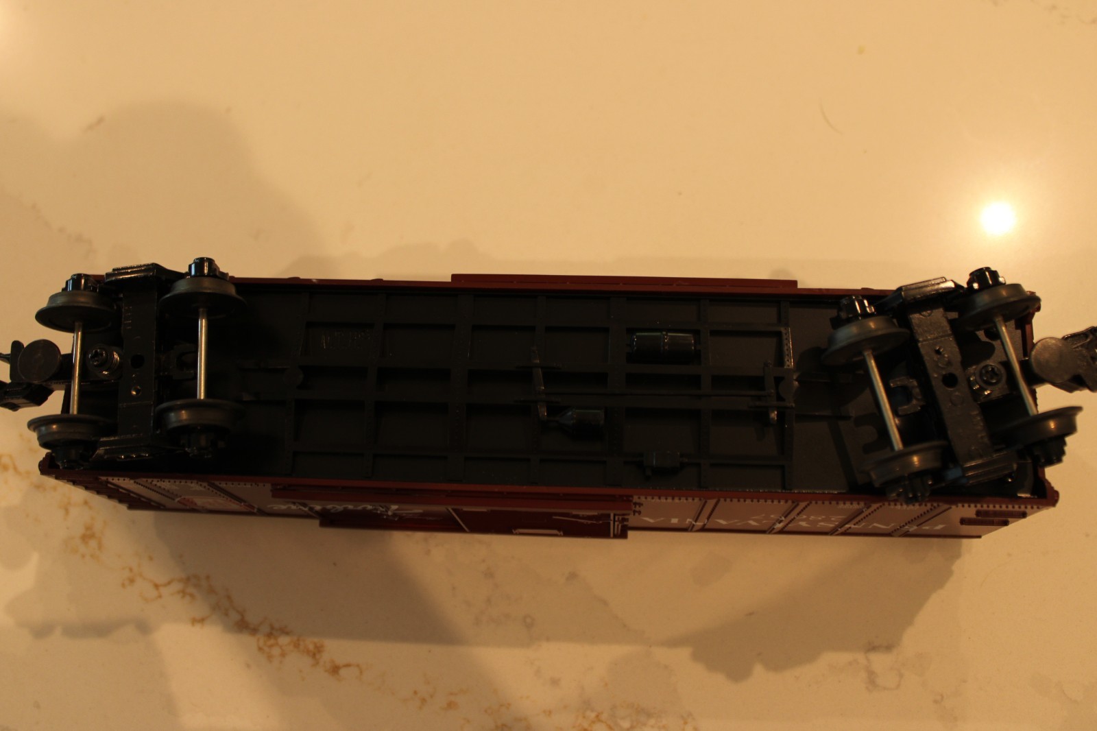 MTH Pennsylvania Railroad PRR 40ft Boxcar 76642 O Gauge Tuscan Red Sliding Doors