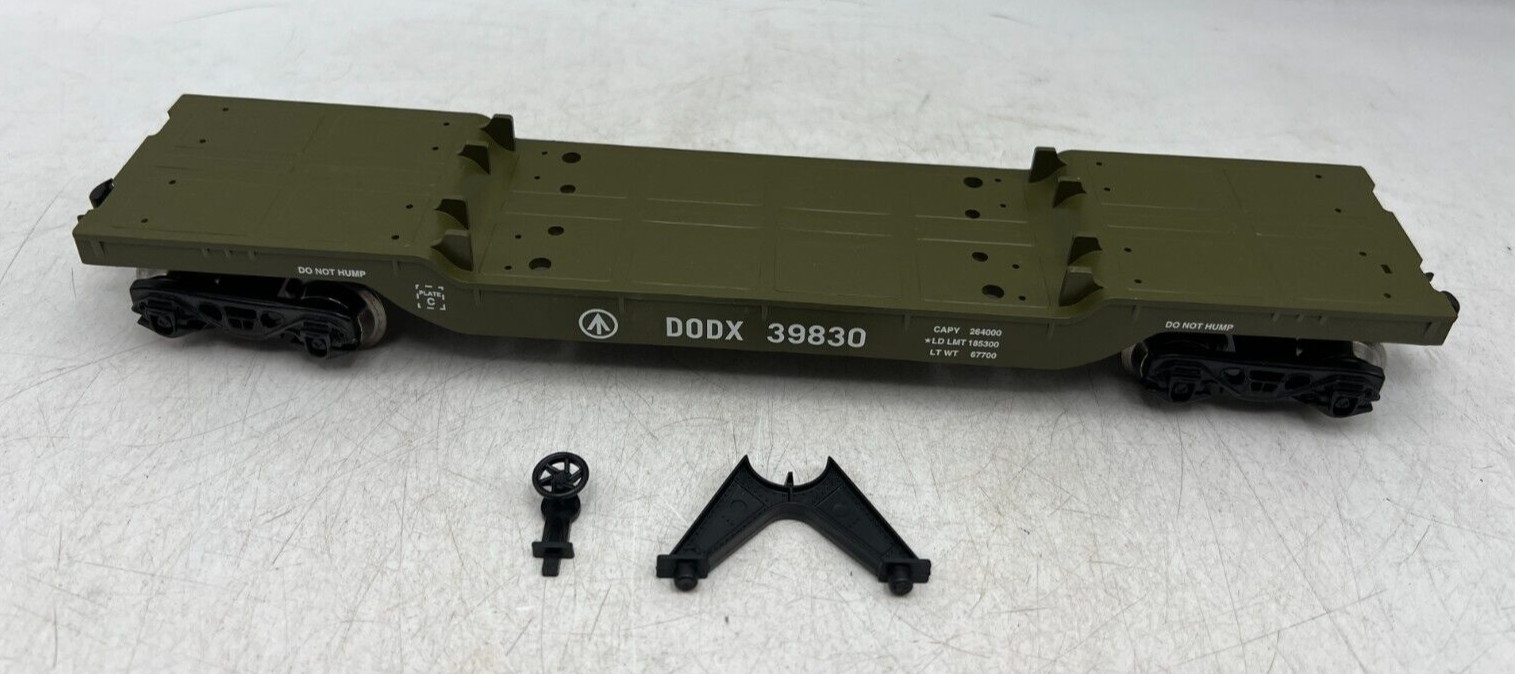 K-Line O Gauge Freight Car United States Army DODX 39830 Depressed Flatcar