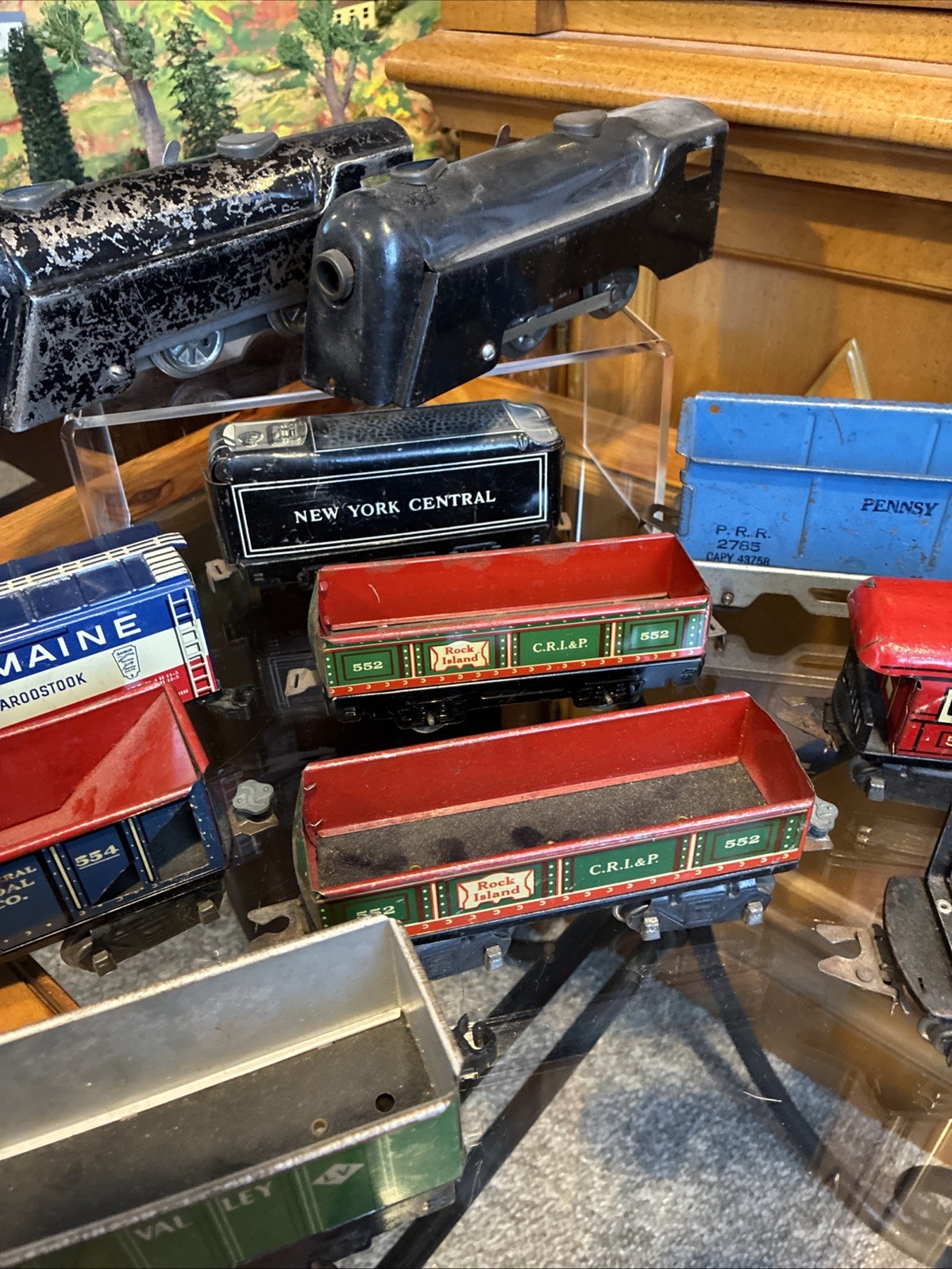 ~Lot~Marx lionel AF Flyer Prewar Postwar Tinplate O Gauge Loco’s/Rolling Stock!!