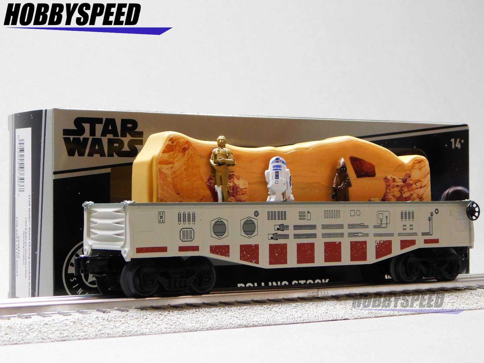 LIONEL DISNEY STAR WARS REBEL CHASING GONDOLA DROIDS O GAUGE train 2528310 NEW