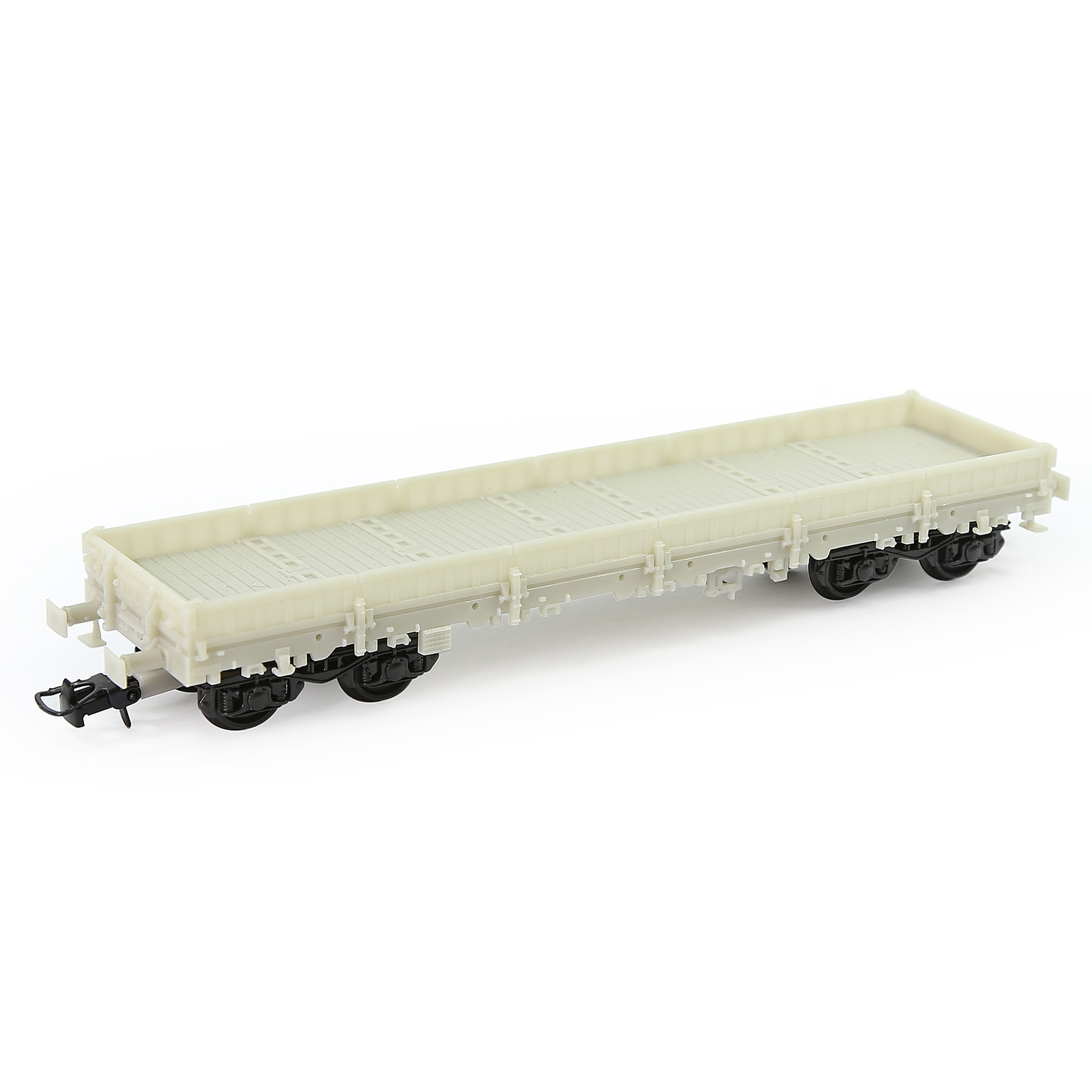 Evemodel 1pc HO Scale 1:87 Blank Unpainted Unassembled 40′ Low-side Flat Car DIY