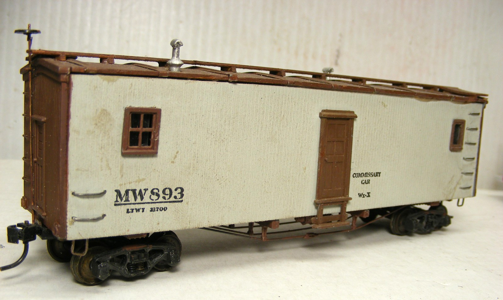 Silver Streak HO Scale MOW Commissary Car w/Kadee’s