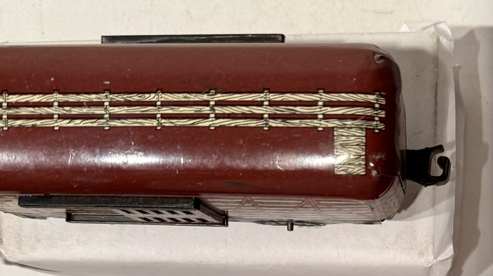 Marx 59 U.P. Stock Car – 6 inch / 4 Wheel / Plastic Knuckle Couplers