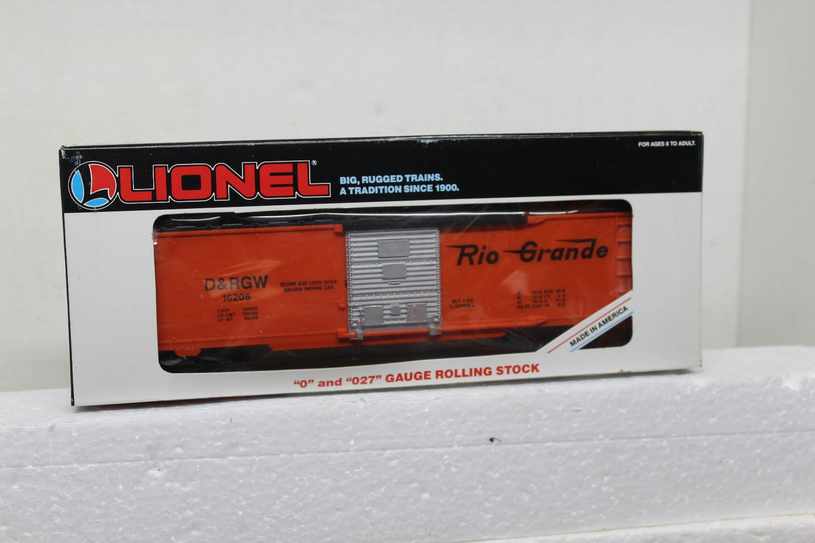Lionel 16206 DENVER RIO GRANDE BOXCAR