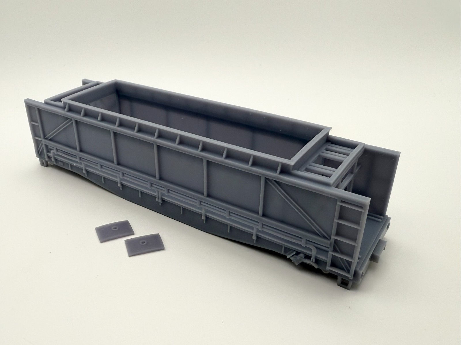 HO Southern Railway 50 Ton Crosstie Car Undecorated Resin Kit – Norfolk Southern