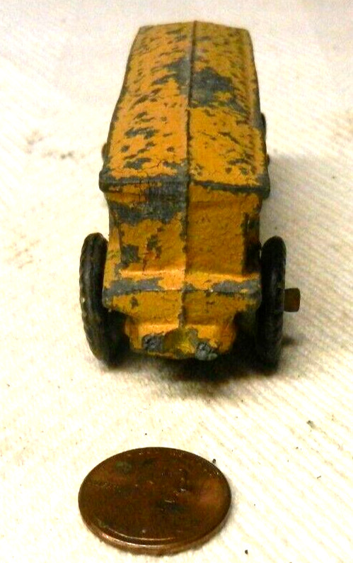 Coal Hopper – Diecast Metal Orange With Plastic Wheels – Floor Toy