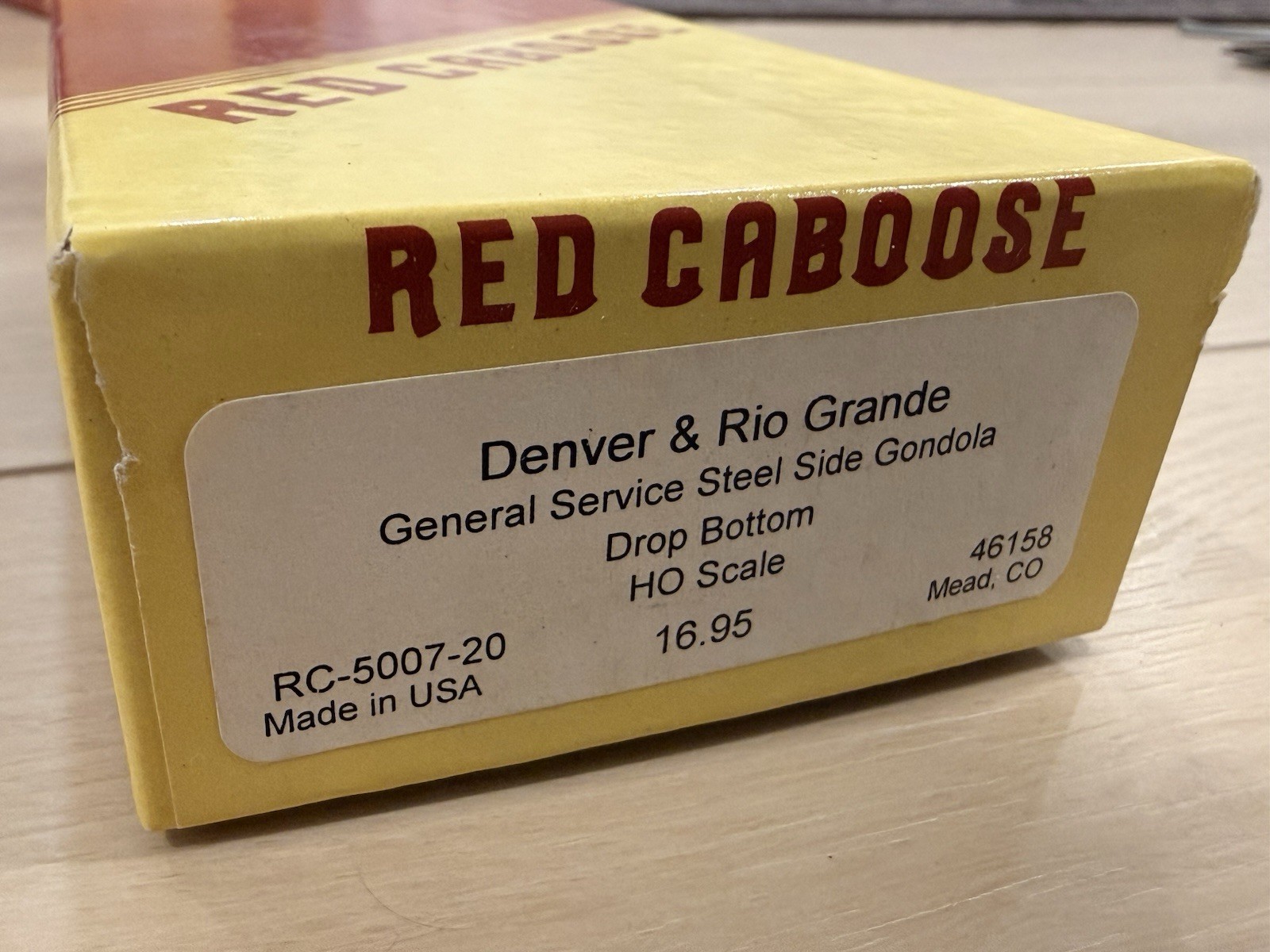 10 LOT Red Caboose HO RC-5007 DRGW Rio Grande Steel Side DropBottom Gondola Kits