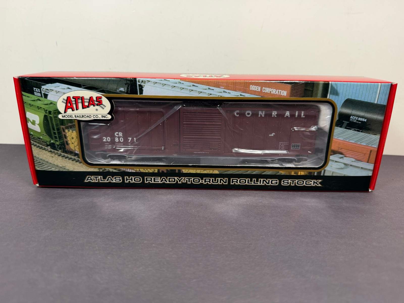 Atlas HO Scale Train 1364-2 Precision Design Box Car CONRAIL CR 208071