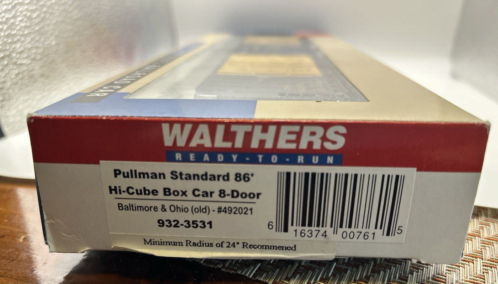 HO WALTHERS 932-3531 PULLMAN STANDARD 86′ HI-CUBE BOXCAR BALTIMORE & OHIO B&O