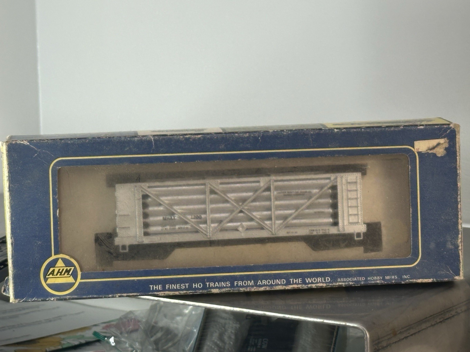 4 LOT AHM HO Helium Carrier Freight Cars w/Orig Boxes-3 Dept.of Mines & 1 UP NEW