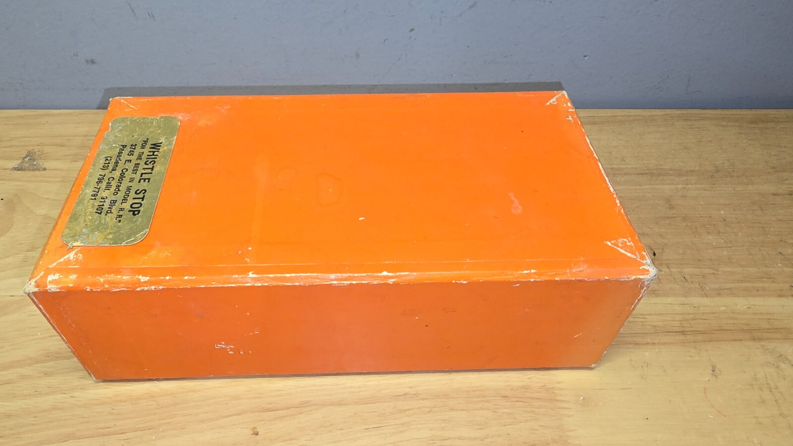 Whistle Stop HO Pacific Electric Caboose Class 1960-1969 – TRAIN EMPTY BOX ONLY