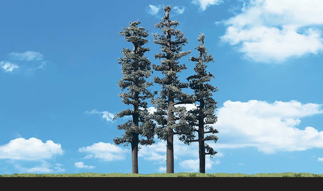 Woodland Scenics ~ Standing Timber Trees ~ 4″ to 6″ ~ 4 Pieces ~ TR3561
