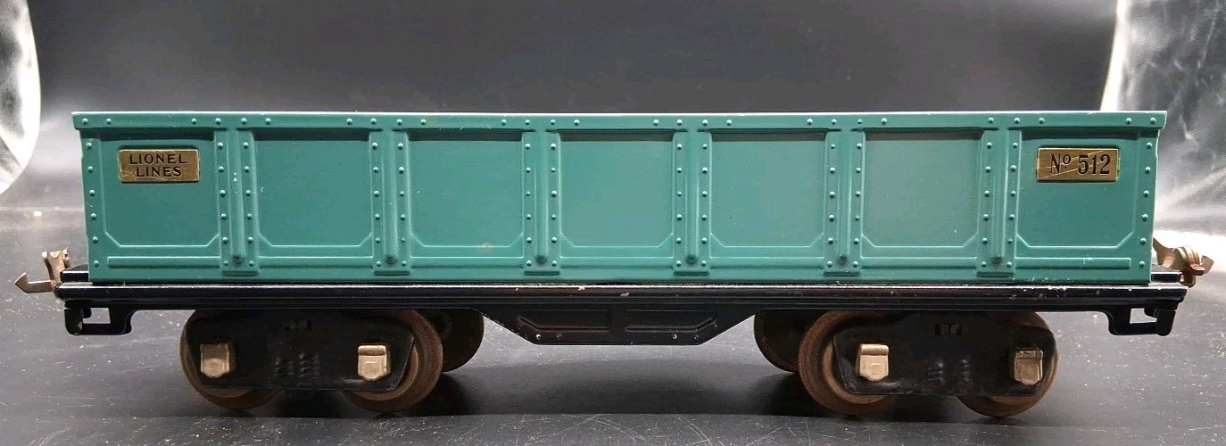 PREWAR LIONEL LINES STANDARD GAUGE #512 GONDOLA CAR.