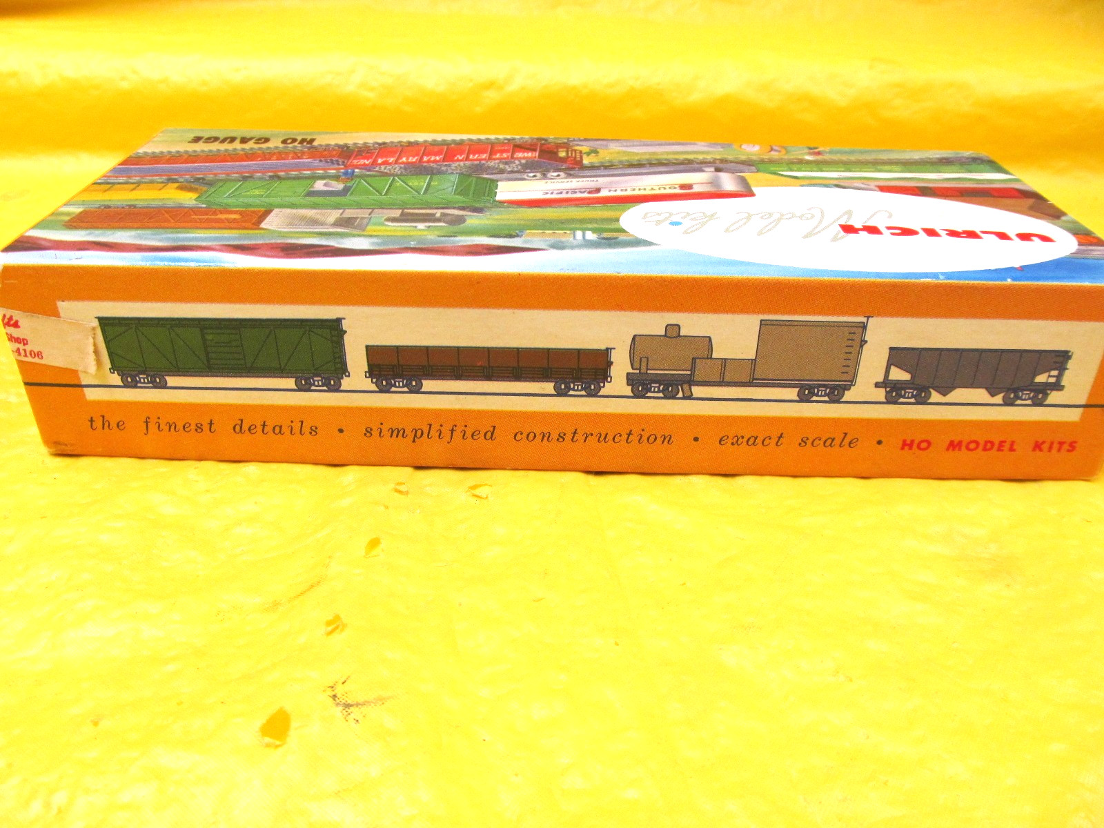 Vintage ULRICH HO No. 105 Track Cleaning Car Kit – Partially Built