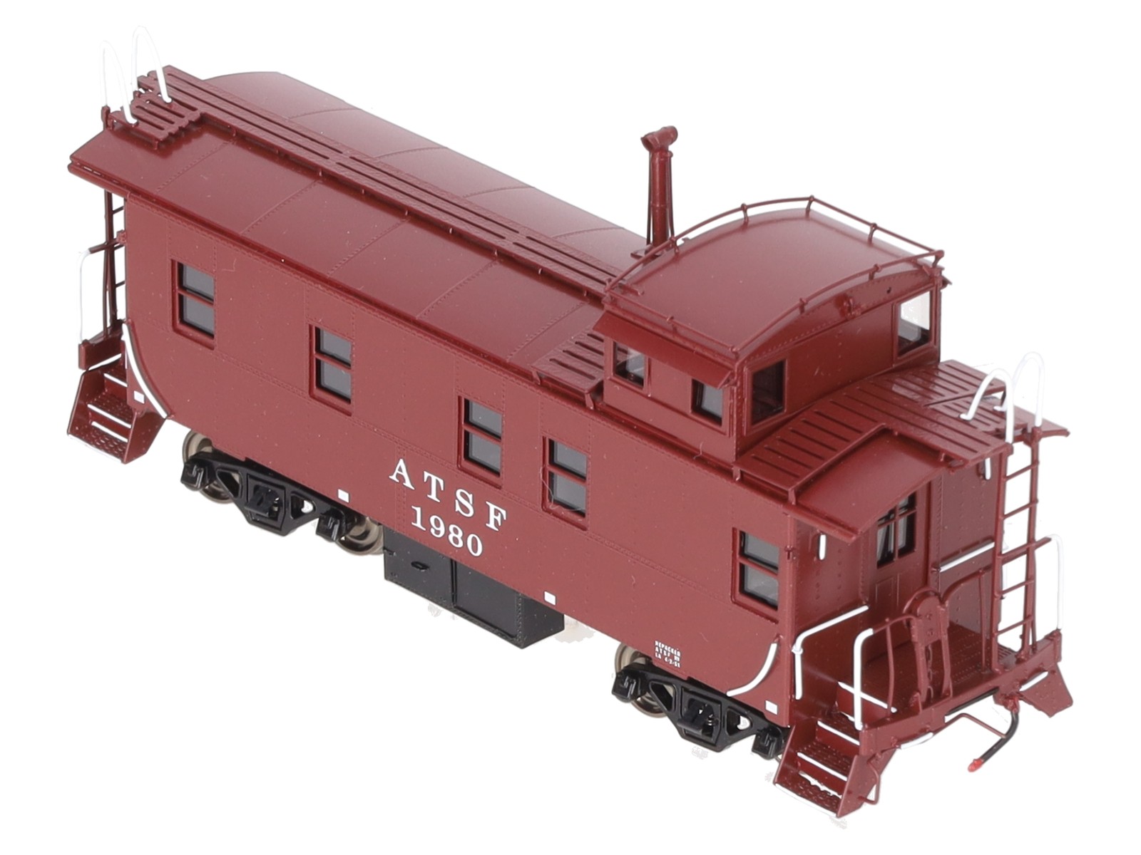 Pecos River Brass 2711P BRASS HO Scale Santa Fe Rebuild Caboose #1980- F/P LN