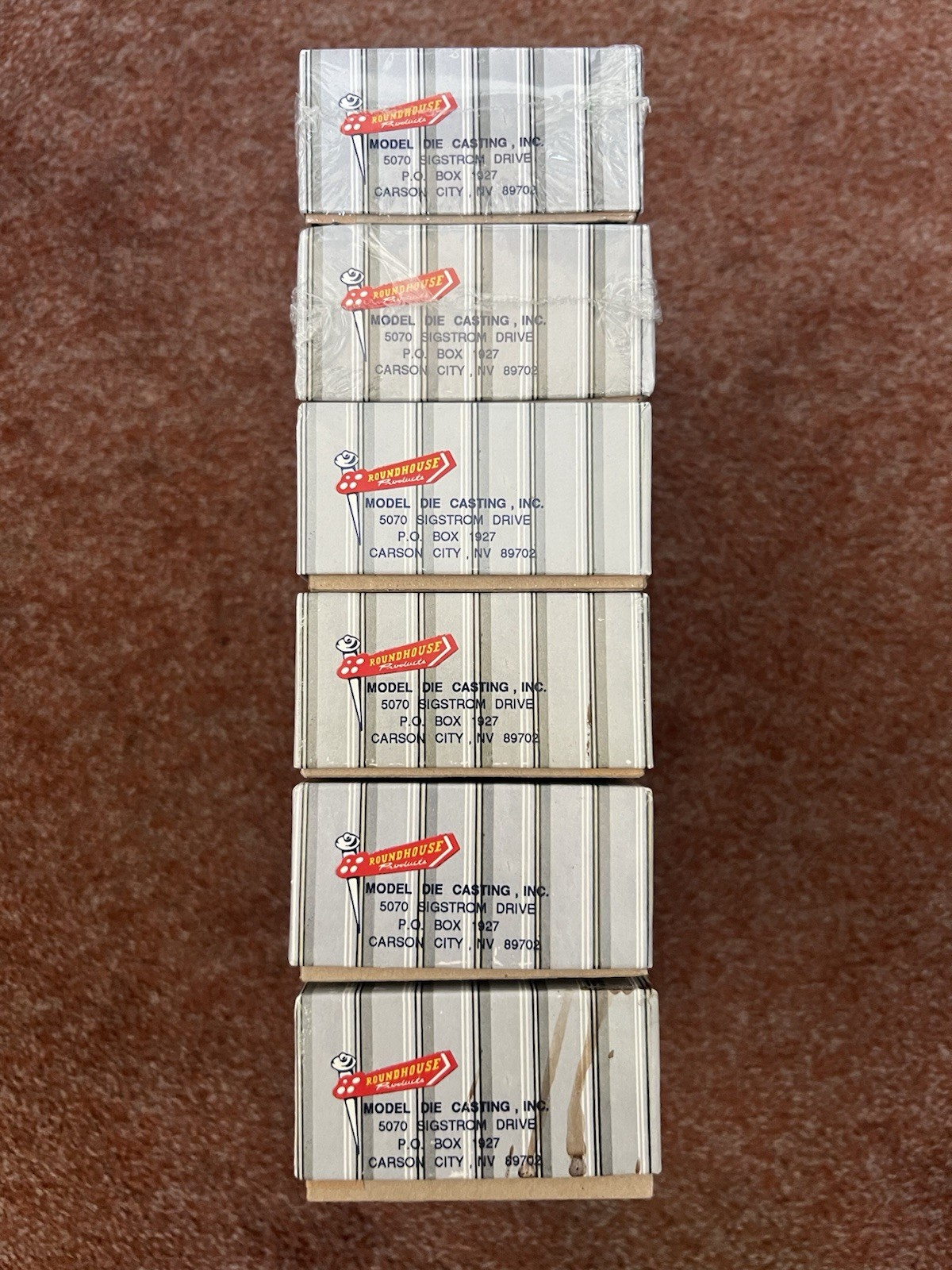 HO Scale Roundhouse 6-Car Freight Car Lot SA&AP Southern Pacific NOS New