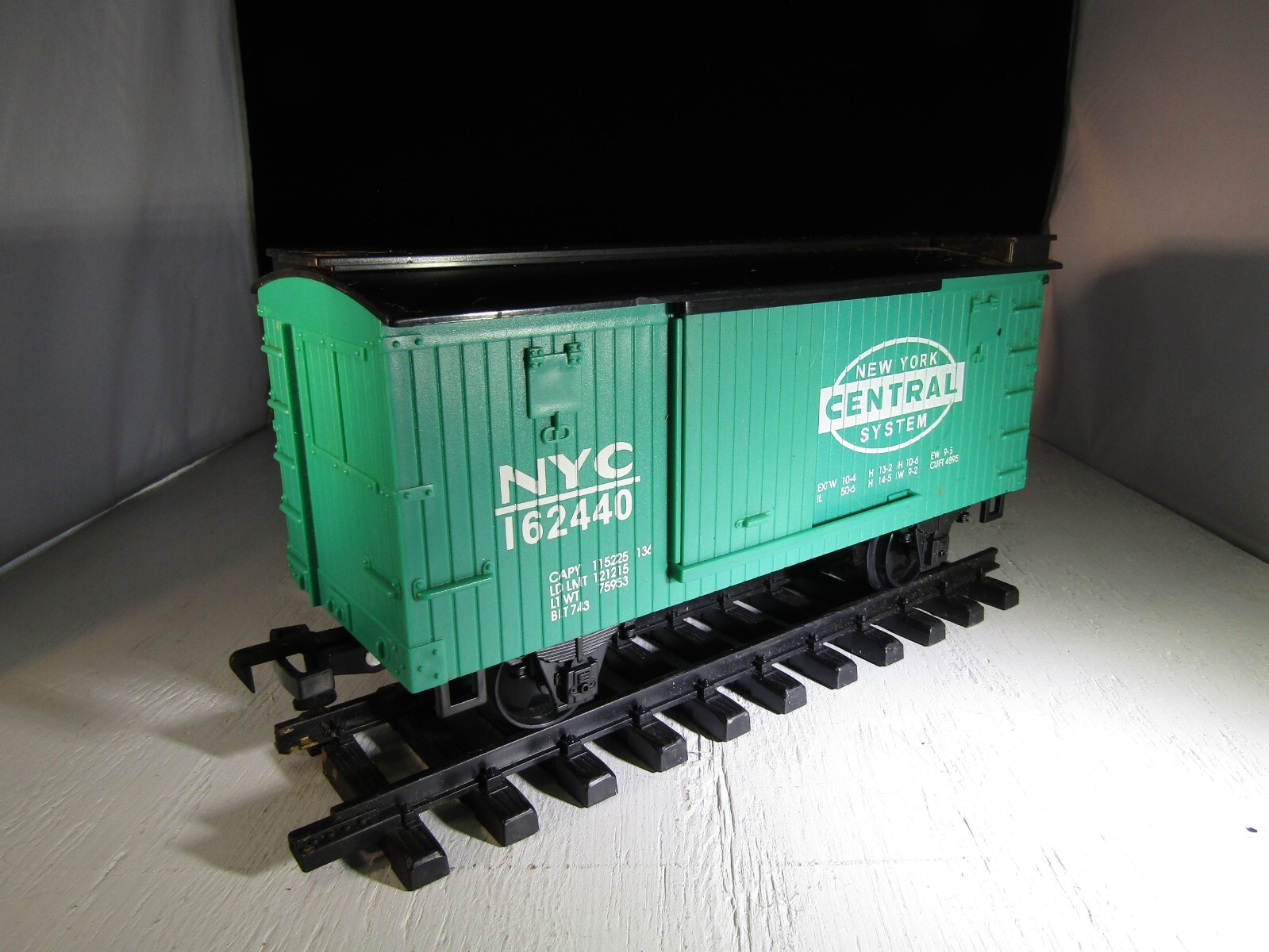 Vintage Scientific Toys G Scale Train- NYC New York Central Boxcar- 162440