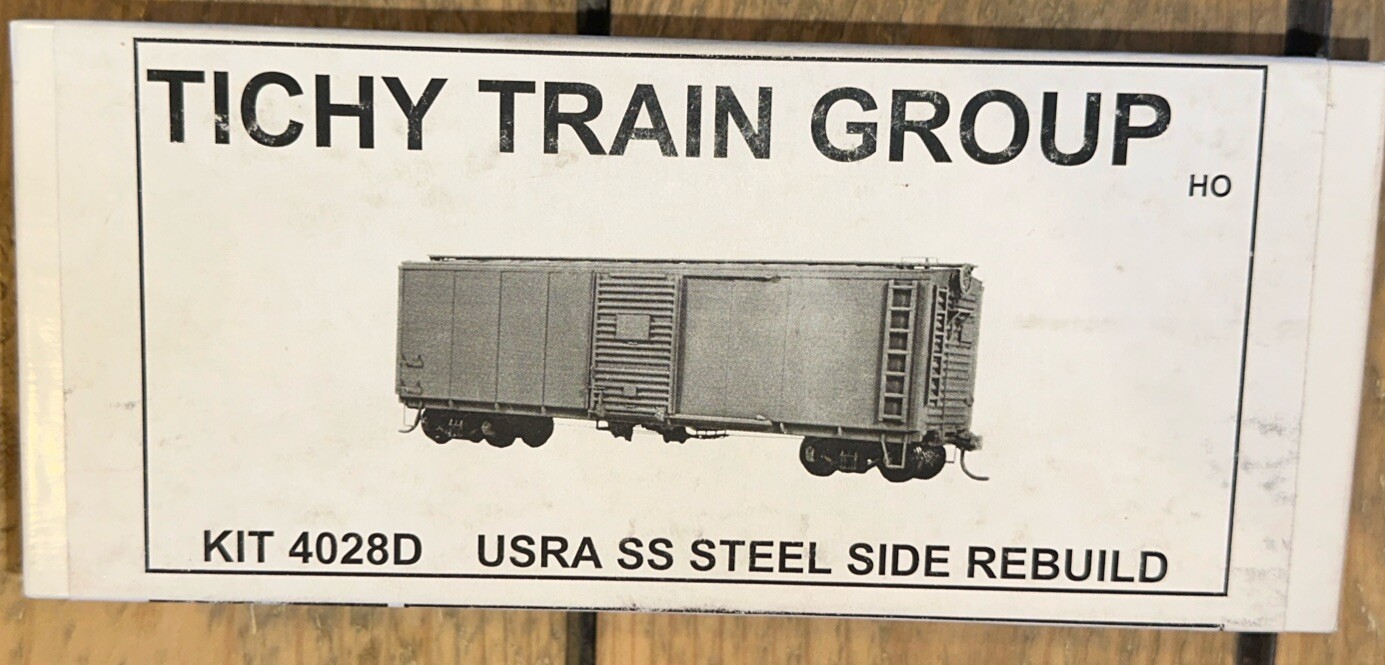 Tichy Train Group HO Kit #4028D USRA SS Steel Side Rebuild P&LE NOS