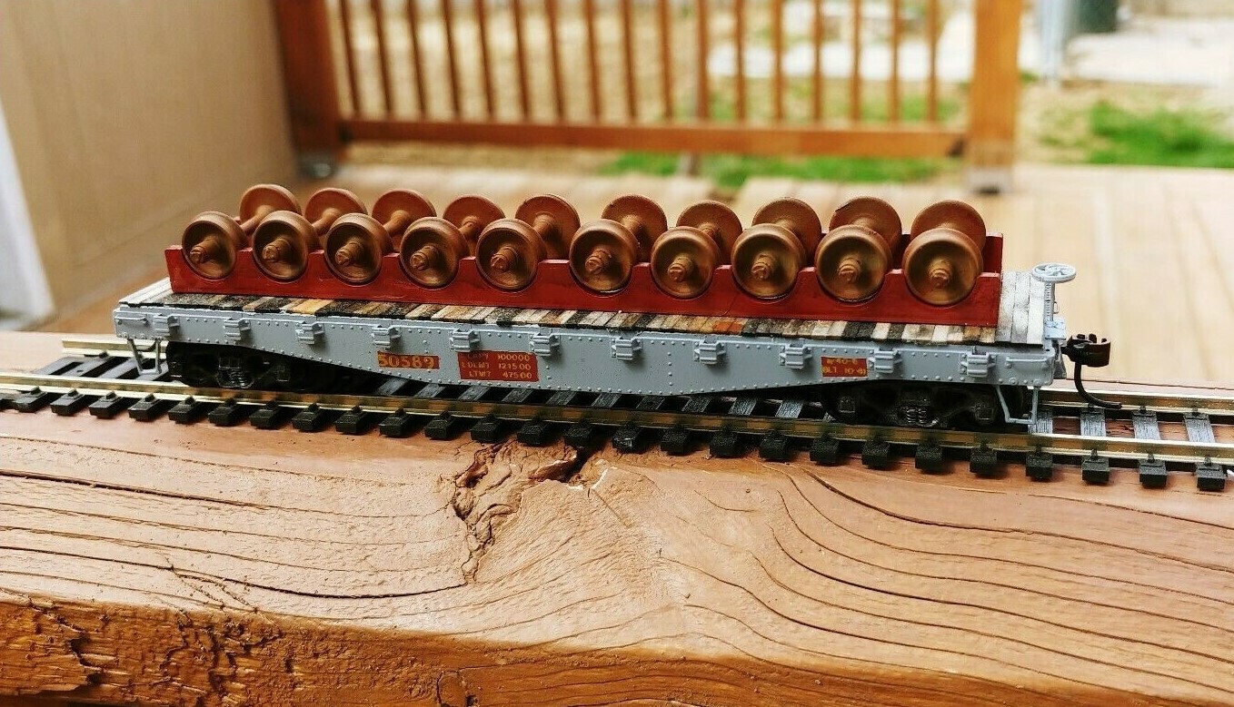 WHEEL CAR RACK for Flat Car or Gondola – O Scale – 1:48 – RACK ONLY – SEE DESC!